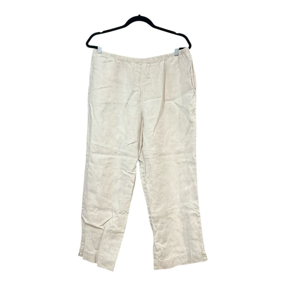 J. Jill Pants Women Medium Beige 100% Cotton